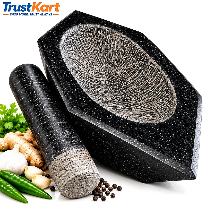 10 Inch TaxilaBlack Stone Rough Interior Kharal