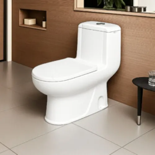 Dell 4 Toilet Commode with Seat Cover - Product Image