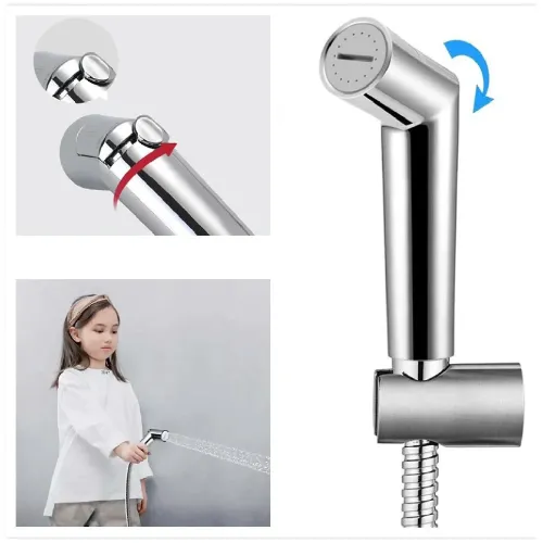 Flow Adjustable Muslim Toilet Shower (Bidet Spray) - Product Image