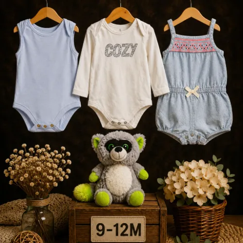 Raccoon Baby Set