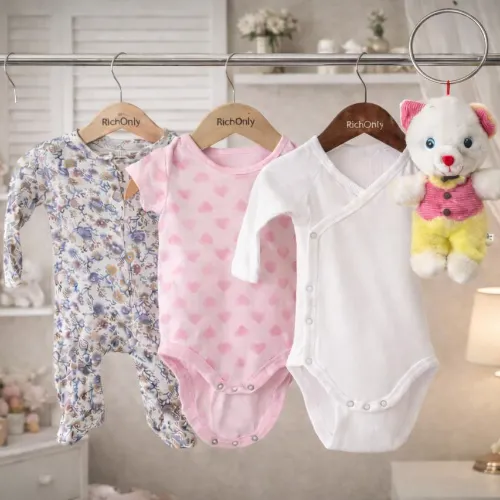 Baby Soft Cotton Bodysuit Romper Set (3 Pcs) New Born Baby 0-1 month - Product Image