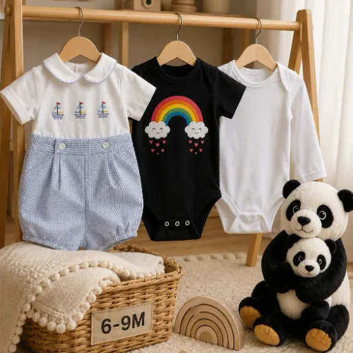 3-Piece Baby Bodysuit Set