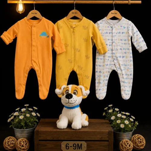 Puppy Pal Baby Rompers Set