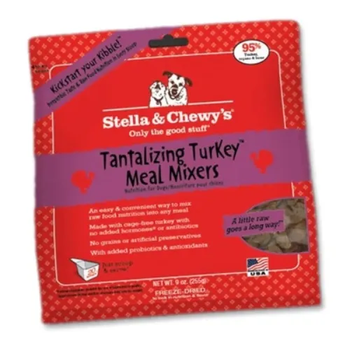 Stella And Chewys Freeze Dried Dog Food Mixers Turkey 8oz. - Product Image