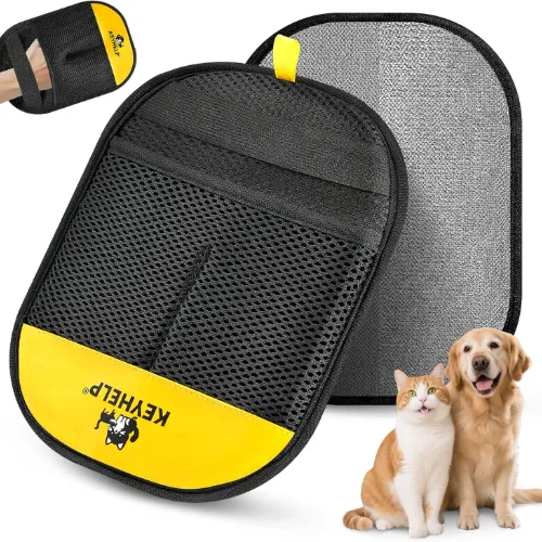 Pet Hair Removal Glove for Dogs & Cats, Newly Upgraded Reusable Electrostatic Pet Hair Gloves, Pet Hair Remover Tool for Clothing, Couch, Carpet, Car Seat - Product Image