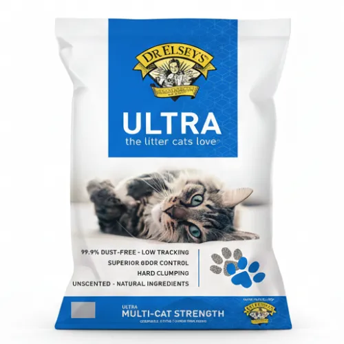 Dr. Elseys Ultra UnScented Clumping Clay Cat Litter 40 lb. Bag - Product Image