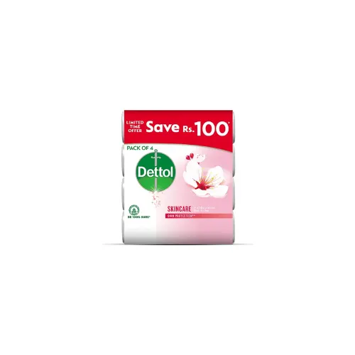 Dettol Skincare Bathing Soap Promo Pack (4 × 110 g) - Product Image