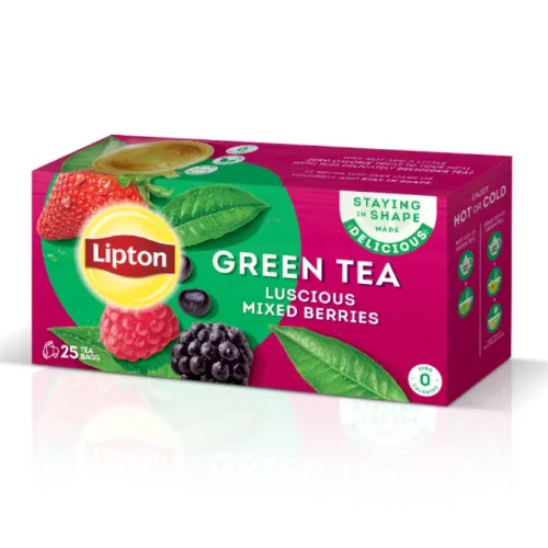 Lipton Green Tea 25 Sachets Mixed Berries - Product Image