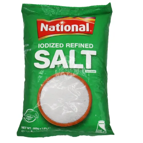 National salt iodized refined 800g green - Product Image
