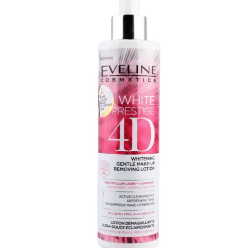 eveline makeup remover lotion 4d 245ml - Product Image