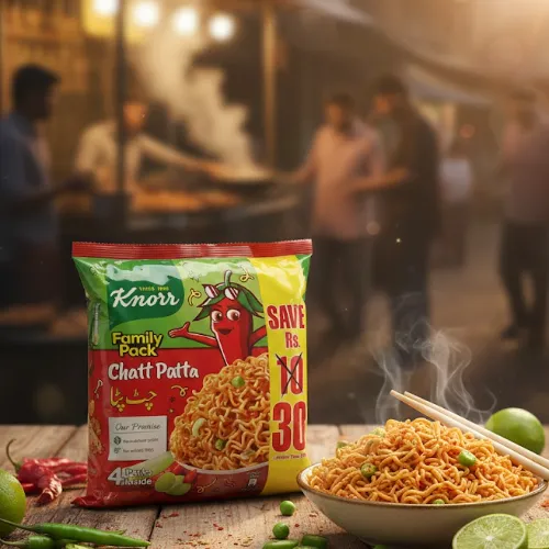 knorr noodle chattpatta 4pc - Product Image