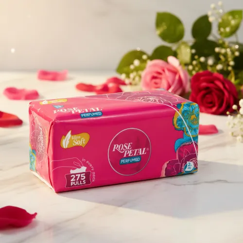 rose petal tissue perfumed 275pc - Product Image