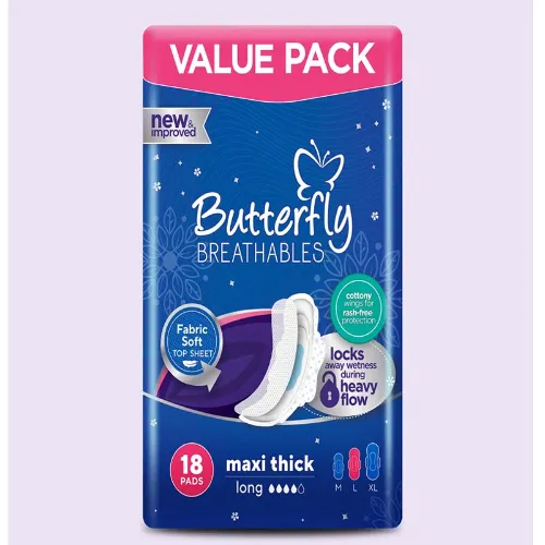 Butterfly Maxi Thick Napkin - Product Image