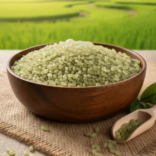 Short Green Rice - Product Image