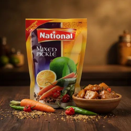 National Mixed Pickle in Oil Pouch 150g - Product Image