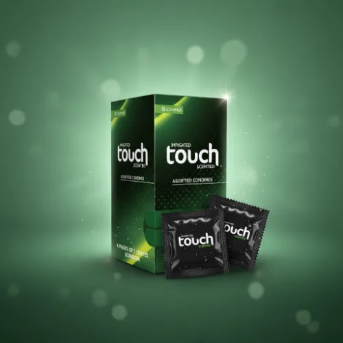 Touch Dotted Condoms (3 Pieces) - Product Image