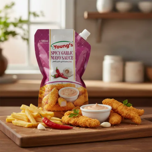 Young’s Garlic Mayo 500ml - Product Image