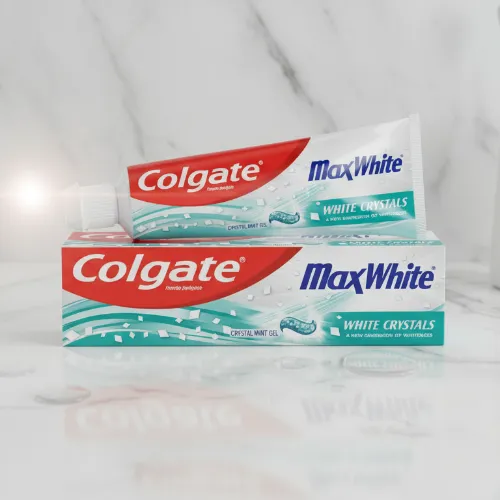 colgate tooth paste max white whitening crystals 100ml china - Product Image