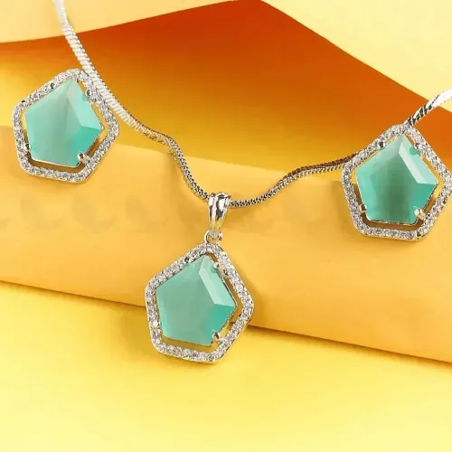 Daimond Pendant Set - Product Image