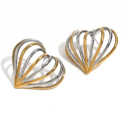 Caged Love Earrings - Product Image