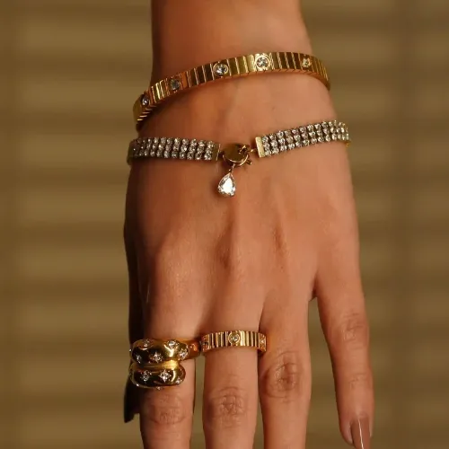 Coil Studded Ring - Product Image