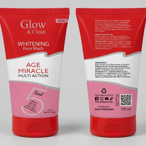 Glow&Clean Age Miracle multi action face wash - Product Image