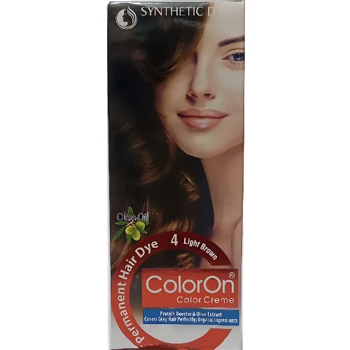 Color On Hair Dye – Shade 4 Light Brown - Product Image