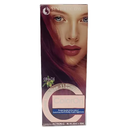 Color On Hair Dye – Shade 11 Mahogany medium brown  - Product Image