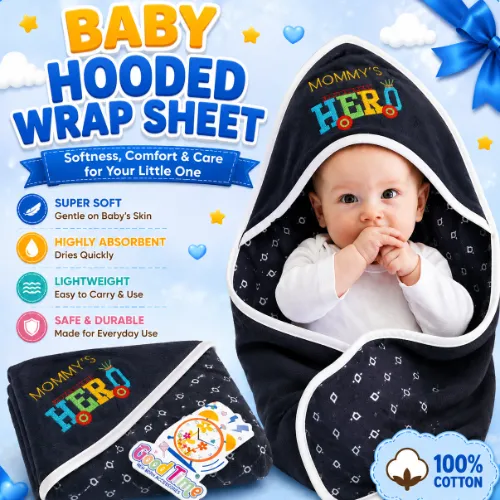 Baby Hooded Wrap Sheet - Product Image