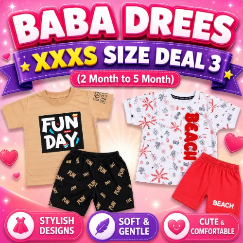 Baba Dress XXXS Deal 3 (2M to 5M)