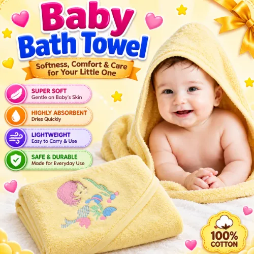 Baby Bath Towel 3 - Product Image
