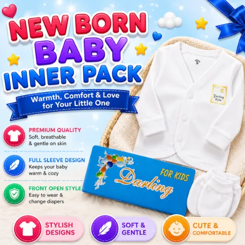 New Born Baby Inner Pack of 3 - Product Image