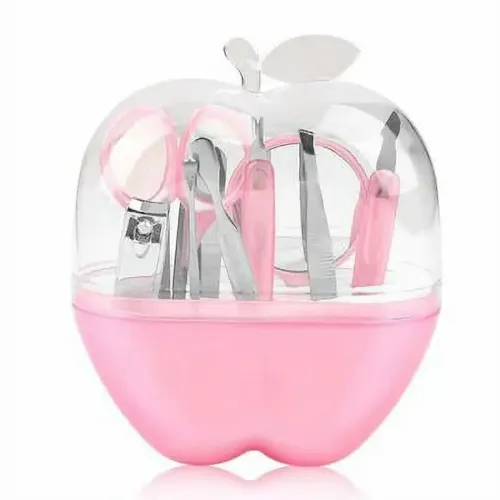 8 Pcs Pink Apple Style Mani Pedi Kit, Dead Skin Re