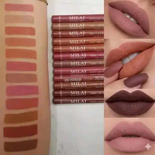 12 Pcs Jumboo Creamy Sharpner Lip Pencils, High Pi