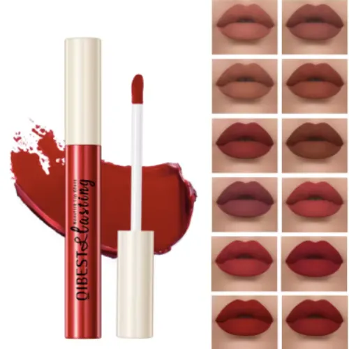 Matte Liquid Lipstick, Non-Stick Cup, Waterproof, Long-Lasting, Smudge-Proof, Velvet Finish, Transfer-Resistant Lip Gloss - Product Image