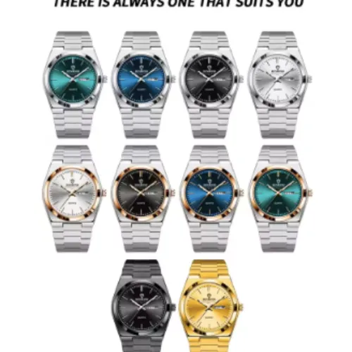 New Gifts Casual Business Top Blue Clock Men Luxury Watch Automatic Watches Mens Fashion Quartz Wristwatches Relogio Masculino - Product Image