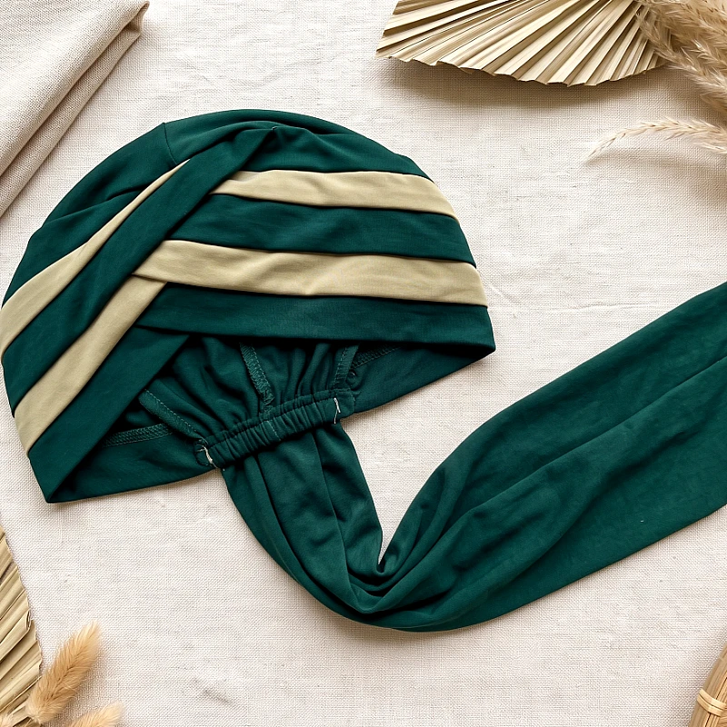 3-in-1 Hijab Cap Cross Color 