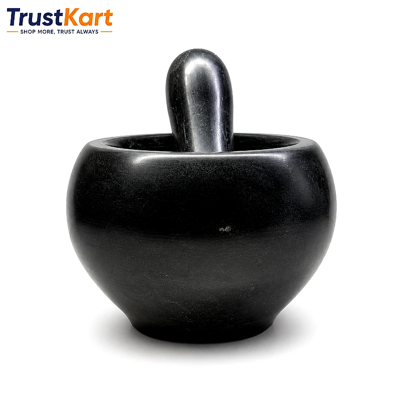 5 Taxila Black Stone Heart Shape Chattu Watta