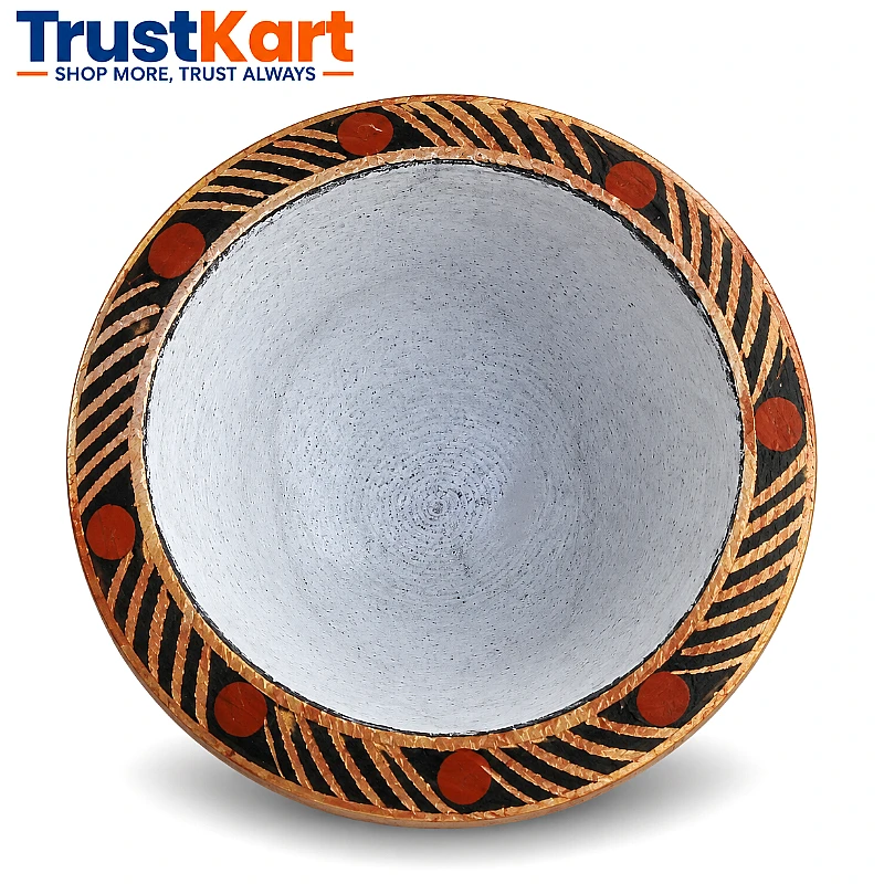 6 Crushed Marble Khundi Danda with Marble Pestle