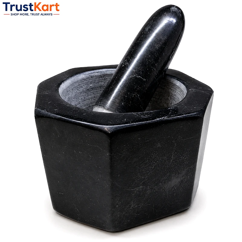 6 Taxila Black Stone Crystal Shape Chattu Watta