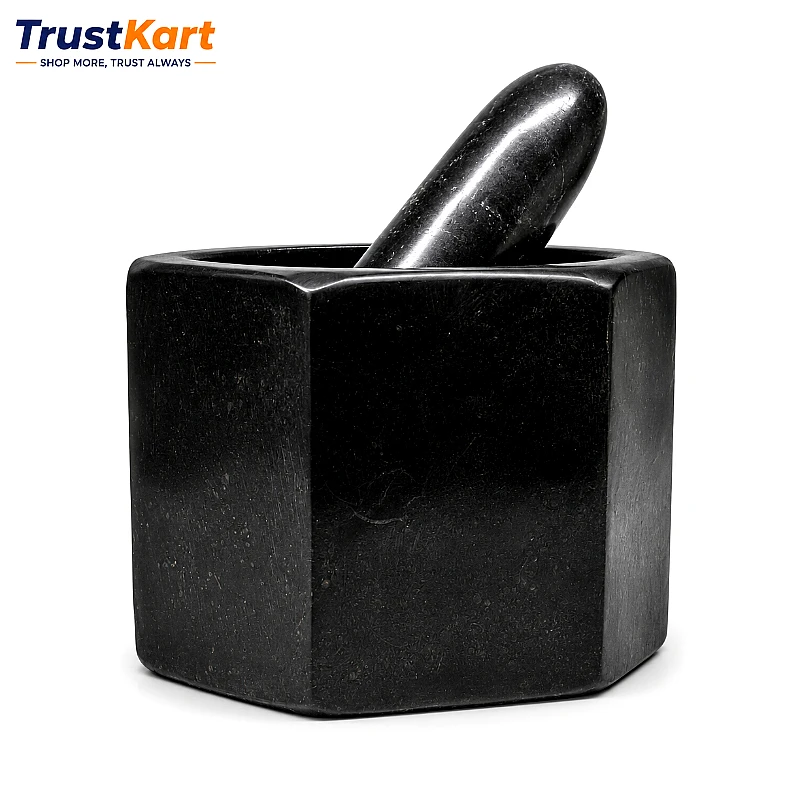 6 Taxila Black Stone Crystal Shape Chattu Watta