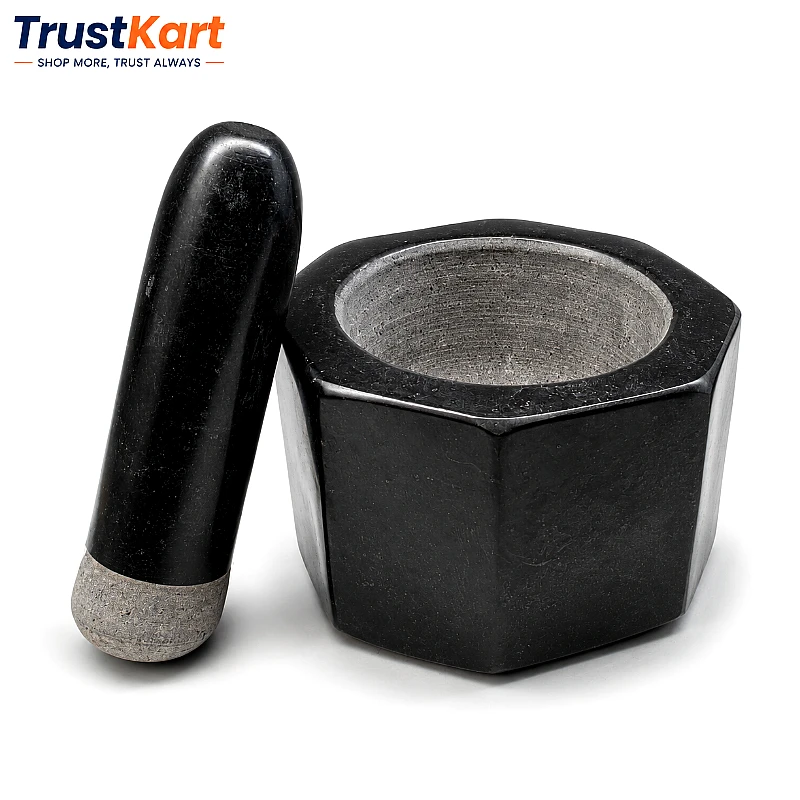6 Taxila Black Stone Crystal Shape Chattu Watta