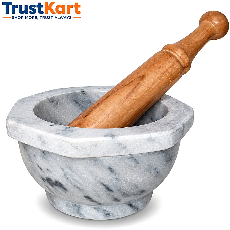 8 × 4 Octagon Shape Grey Marble Imam Dasta