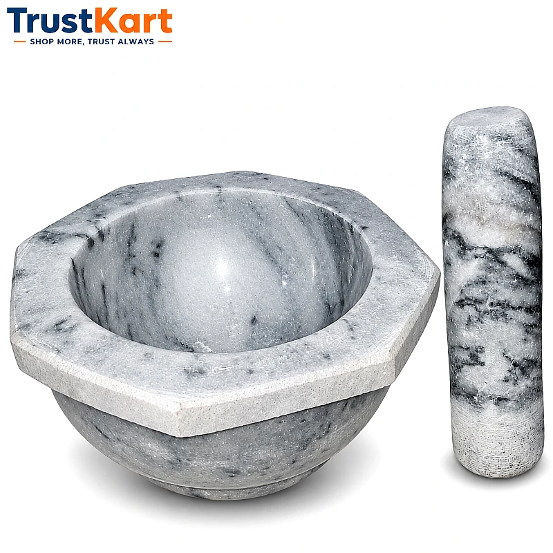 8 × 4 Octagon Shape Marble Gray Imam Dasta 