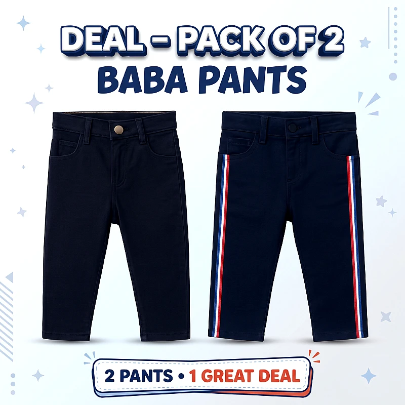 Baba Jeans Deal Pack of 2 size 22 (5 to 6 yrs) 