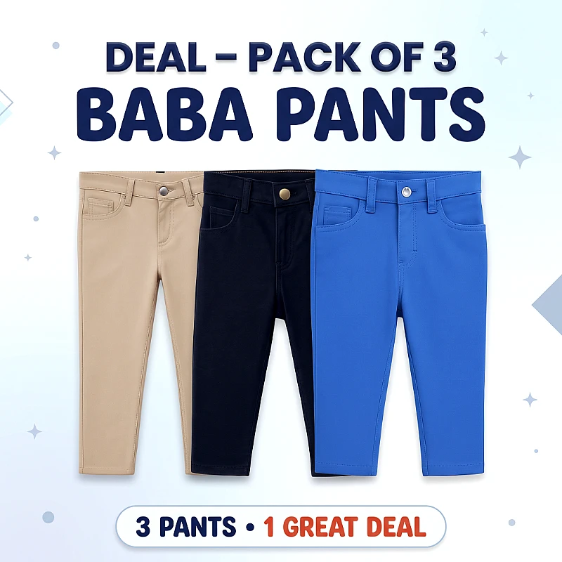 Baba Jeans Deal Pack of 3 Size 24 inch 7 yrs