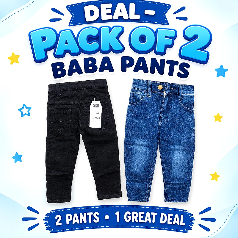 Baba Jeans Deal Size 20 and 22 (4 to 6 Yrs)