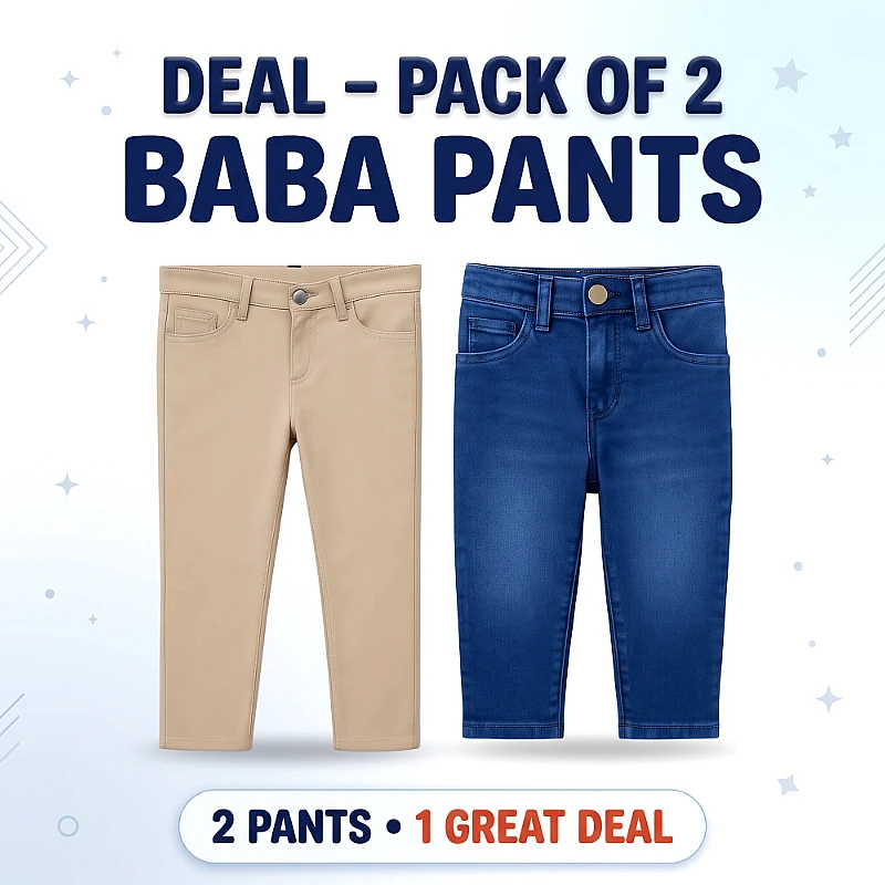 Baba Jeans Deal Size 26 and 28 inch 8 and 9 years