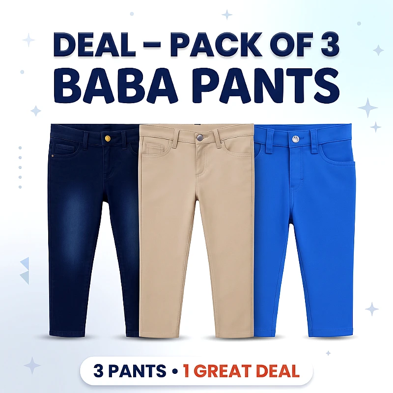 Baba Jeans Deal Size 28 pack of 3 9 years