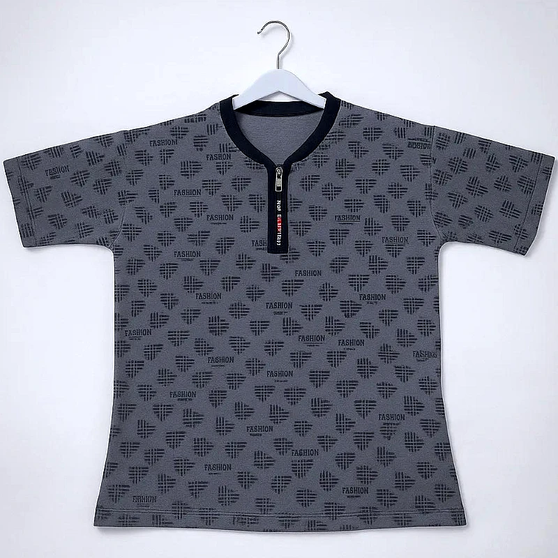 Baba T Shirt Grey 7 to 8 years 22 inch